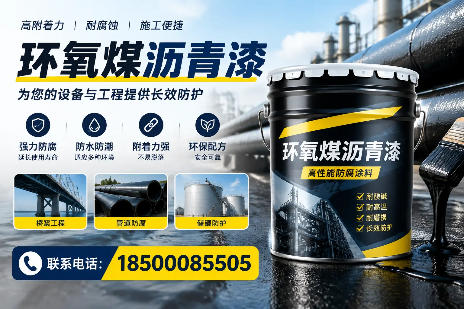 环氧煤沥青漆与其他涂料的对比分析，助力乐山企业决策